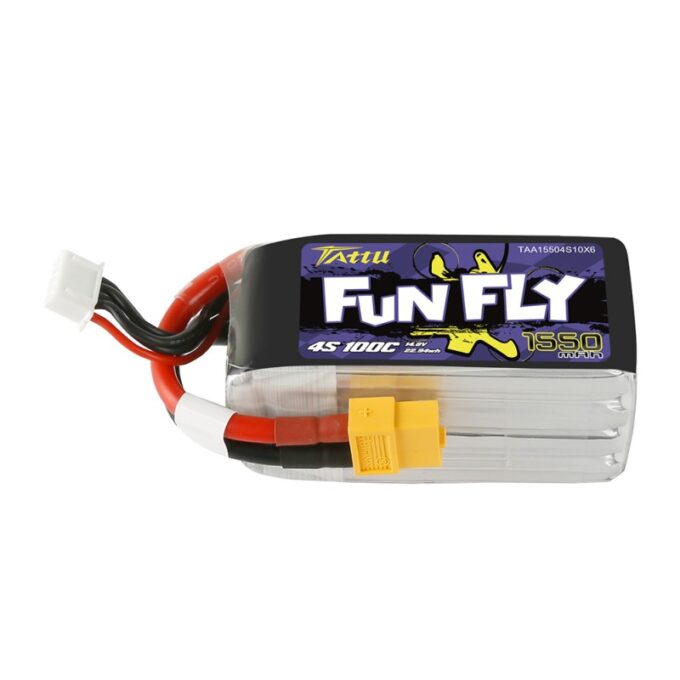 Tattu FunFly 4s 1550mAh 100C Lipo Battery