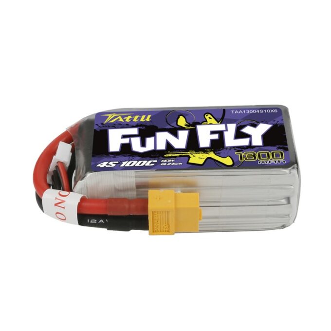 Tattu FunFly 1300mAh 4s 100C Lipo Battery