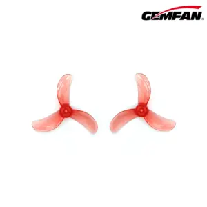 GEMFAN 1608-3 40MM TRI-BLADE 1.0MM & 1.5MM SHAFT PROPELLERS - (4CW+4CCW)