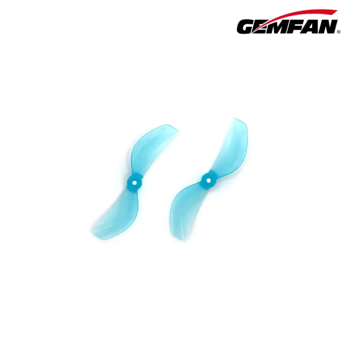 Gemfan 45mm 2-Blade Polycarbonate Propeller (Set of 8) - 1mm/1.5mm