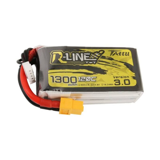 Tattu R-Line Version 3.0 4s 1300mAh 120C Lipo Battery