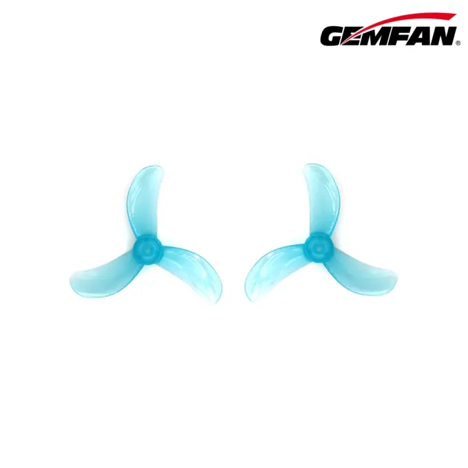 GEMFAN 1608-3 40MM TRI-BLADE 1.0MM & 1.5MM SHAFT PROPELLERS - (4CW+4CCW)