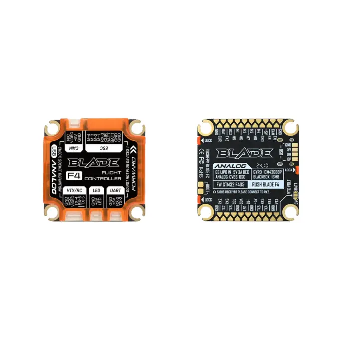 RushFPV F405 30x30 analog stack 