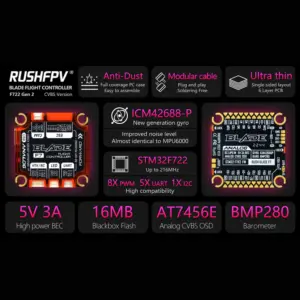 RUSH BLADE F722 stack